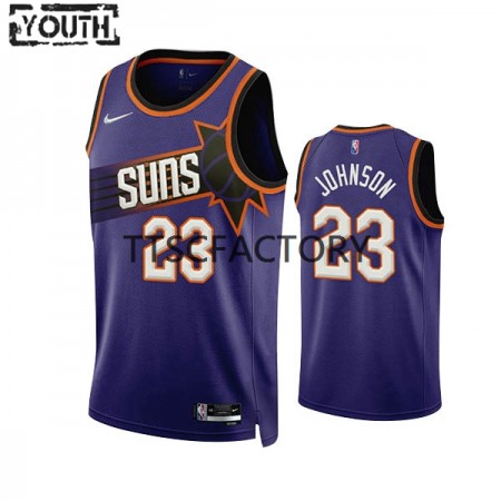 Maillot Basket Phoenix Suns Cameron Johnson 23 Nike 2022-23 Icon Edition Violet Swingman - Enfant